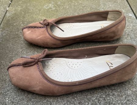 Ballerinas braun Gr. 37
