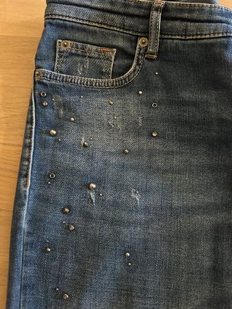 Cambio Hose Laurie - 5-Pocket - 7/8 mit Strasssteinen - TOP
