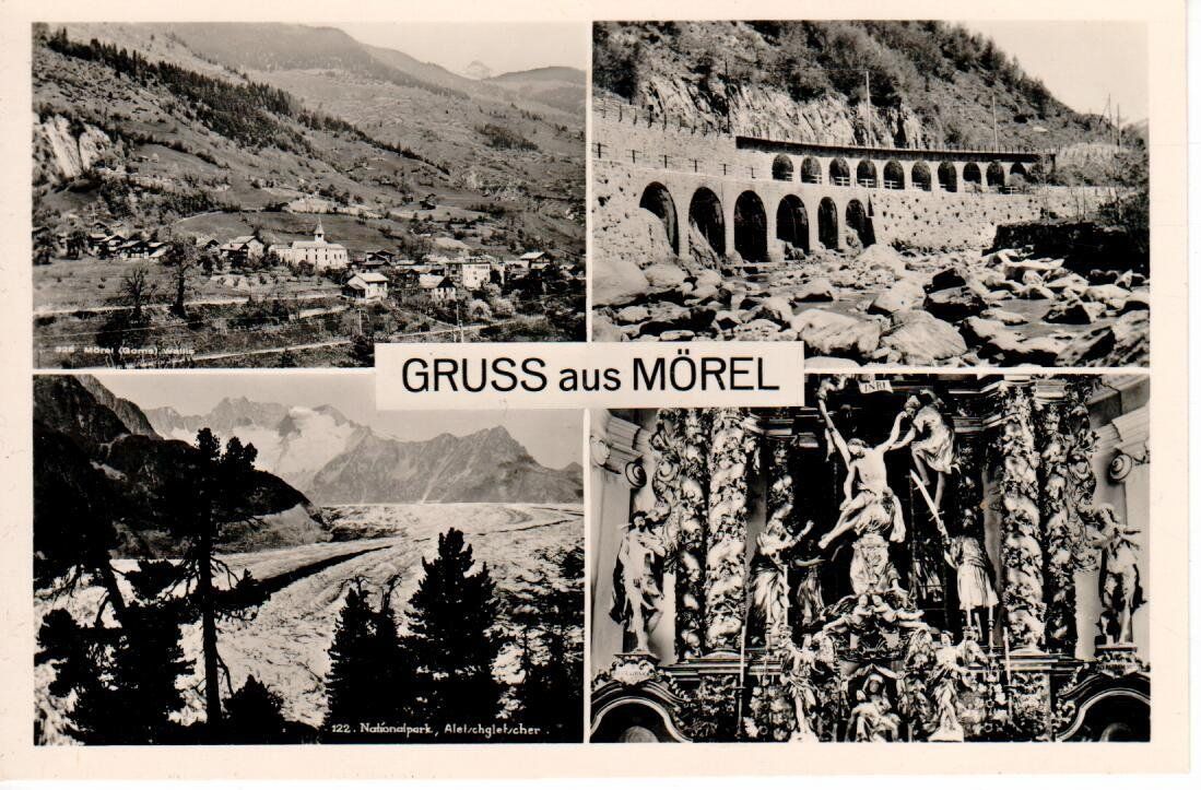 Cartoline postali: Gruss aus Mörel – Usato da Wolhusen venduto da Curver9