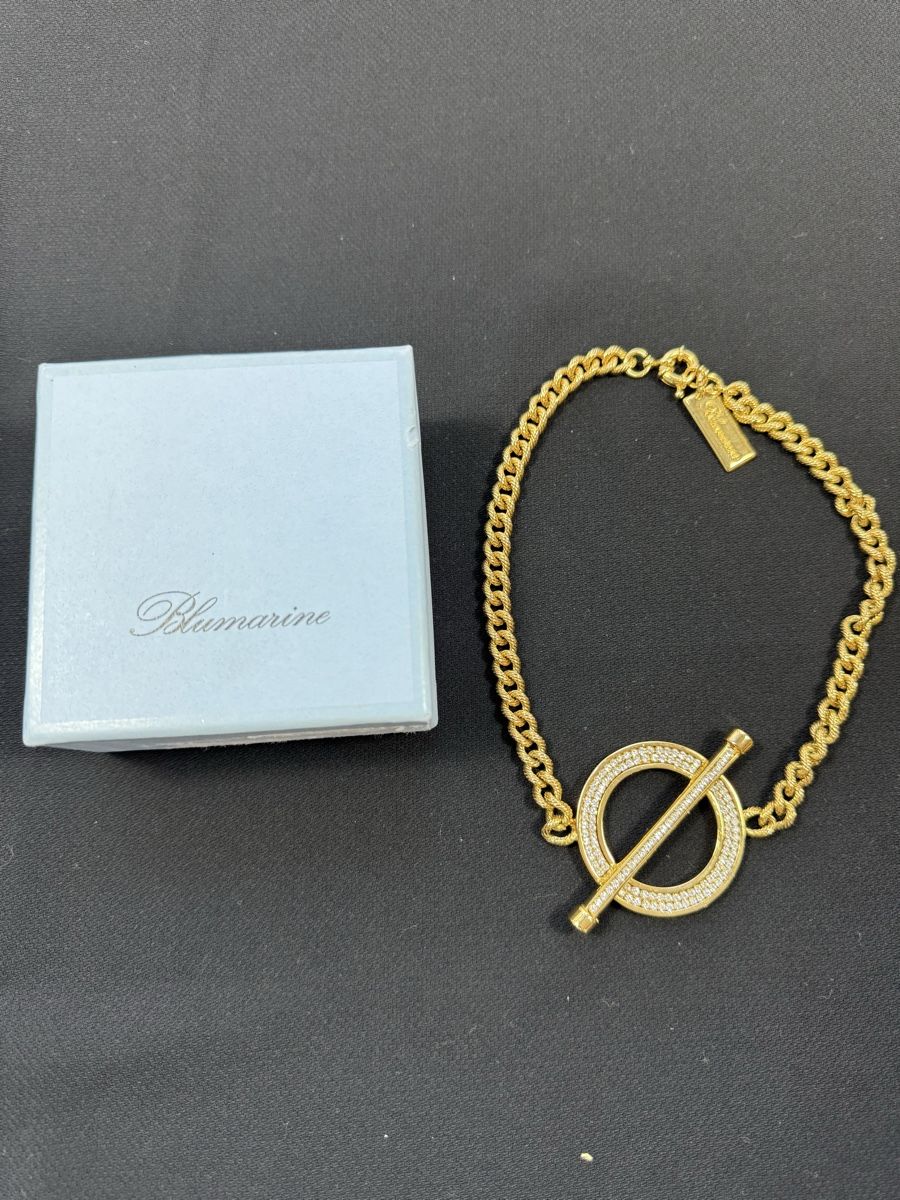 Ketten: Blumarine Gold Tone Toggle Bracelet - Elegant Statement! – Gebraucht aus Hurden von rac_wyf8 1