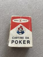Spielkarten / Kartenspiel, Marca Stella, Poker, sehr alt