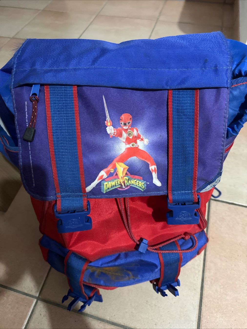 Zaini: Zaino Power Rangers rosso blu per bambini – Difettoso da Sementina venduto da Simo.Auto 1
