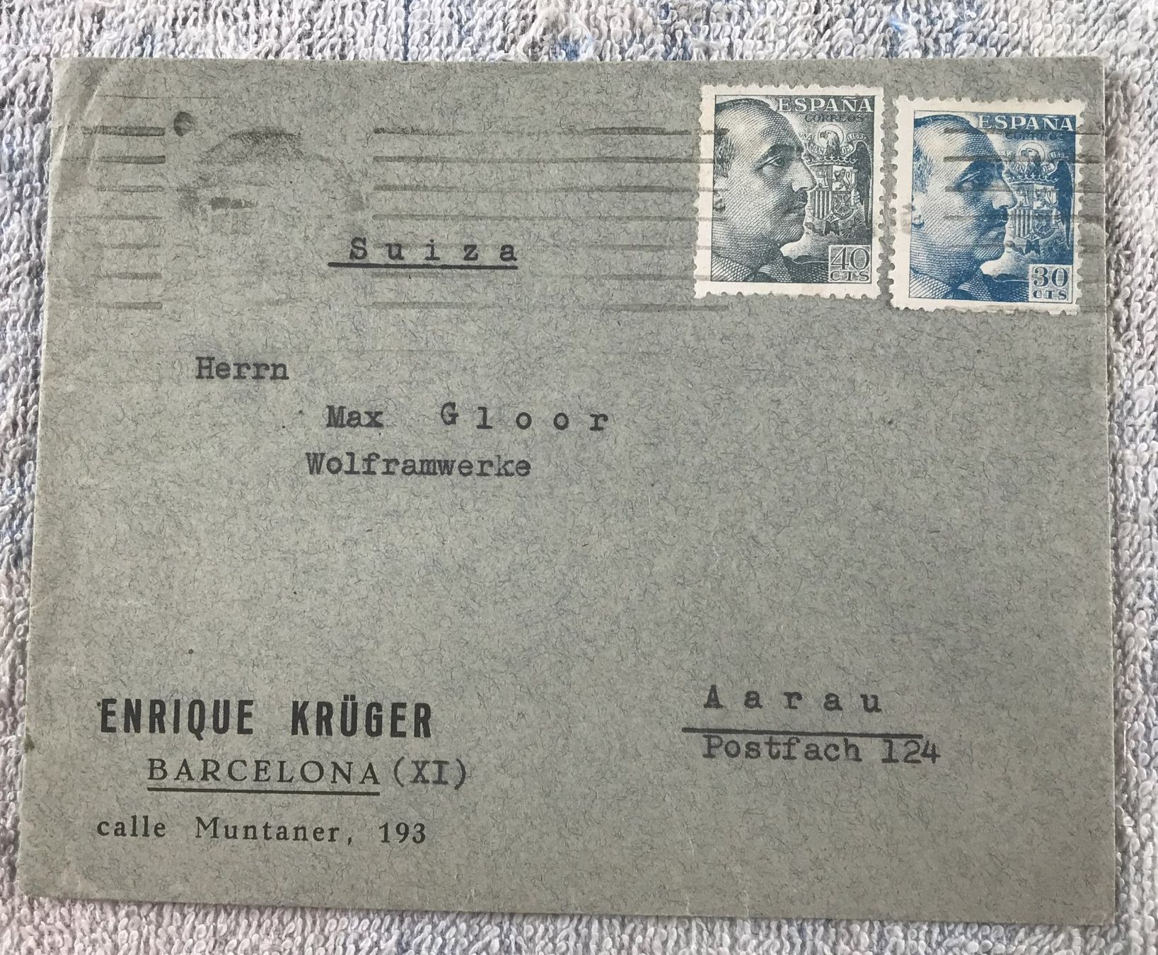 Tutti i francobolli: ANTIKER BRIEFUMSCHLAG MILITARY CENSORHIP – Usato da Ostermundigen venduto da Kari1937