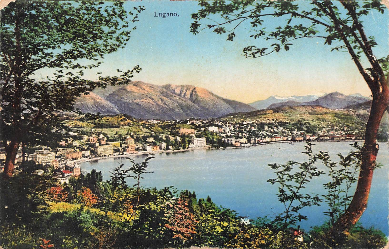 Cartoline postali: Lugano – Usato da Biasca venduto da Blenio71
