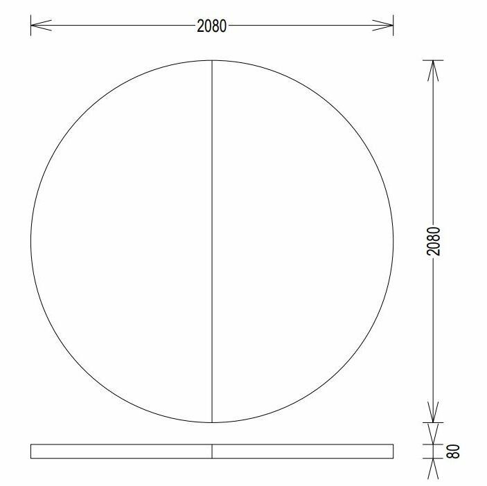 Jacuzzi Whirlpool: Neue Whirlpoolabdeckung RUND anthrazitgrau 208x208 – Nuovo e nell'imballaggio originale da Muntelier venduto da Fproduction 1