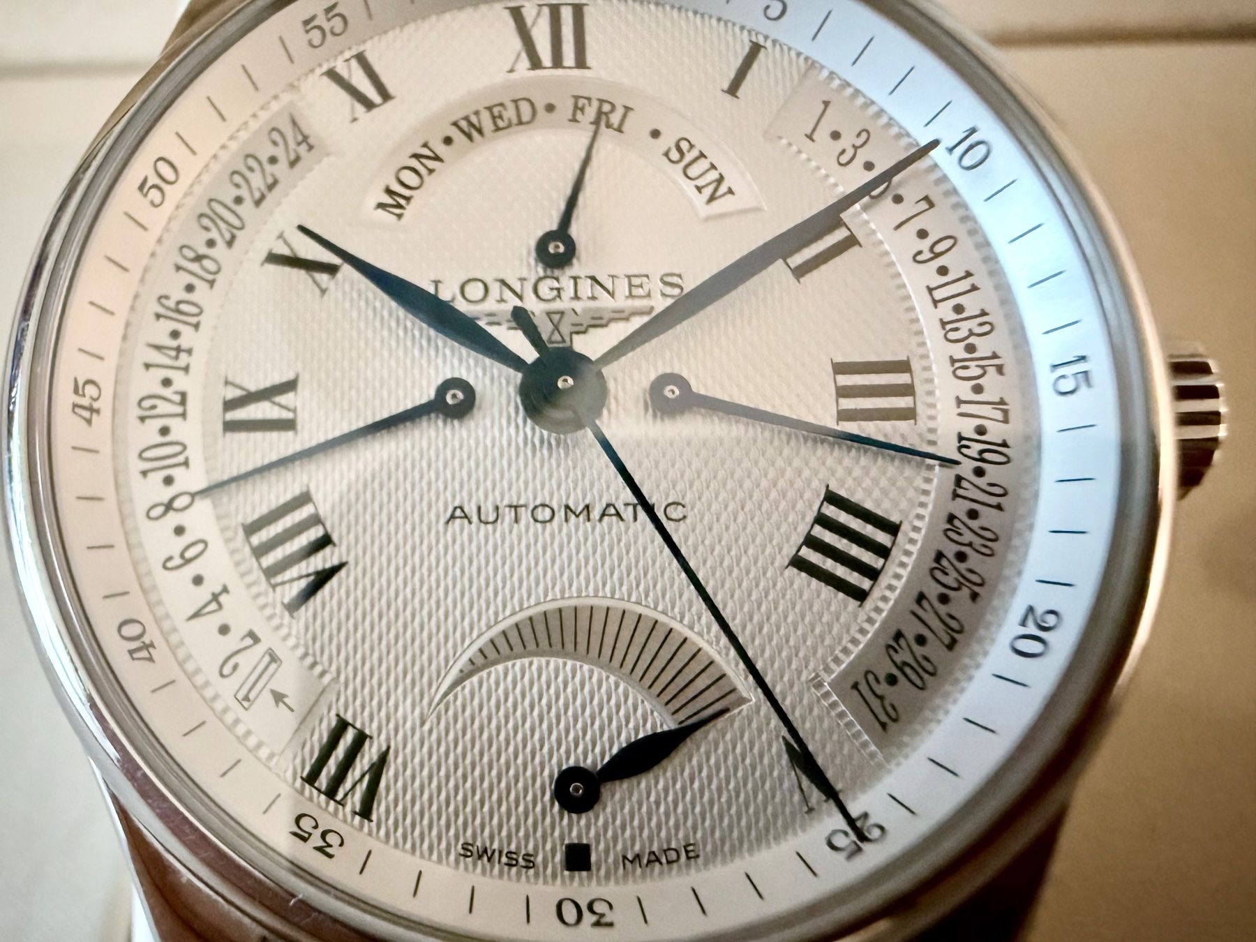 Longines Orologi: LONGINES Master Collection 44 Retrograde, cal.L698.2 – Usato da Le Mont-sur-Lausanne venduto da LycaGallery