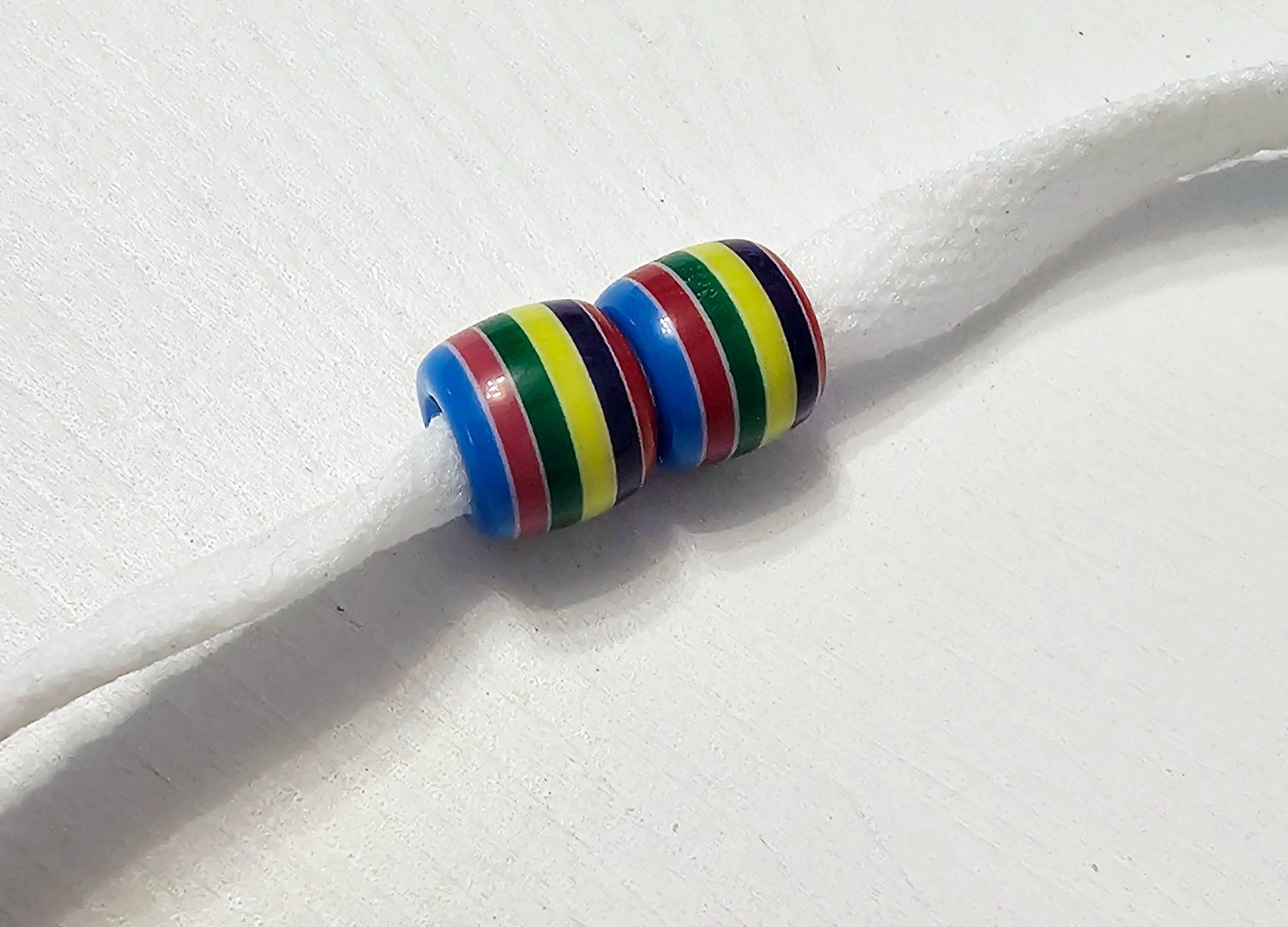Perle (finte): Neu! 2x Lochperlen Charm zum Basteln – Nuovo e nell'imballaggio originale da Füllinsdorf venduto da Sunnebliemli7