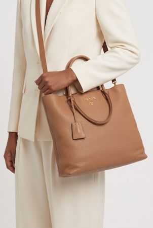 PRADA Milano Tote Bag – Caramel