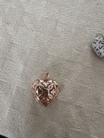 Pendentif coeur rose ajouré - Idée cadeau Saint-Valentin❤️