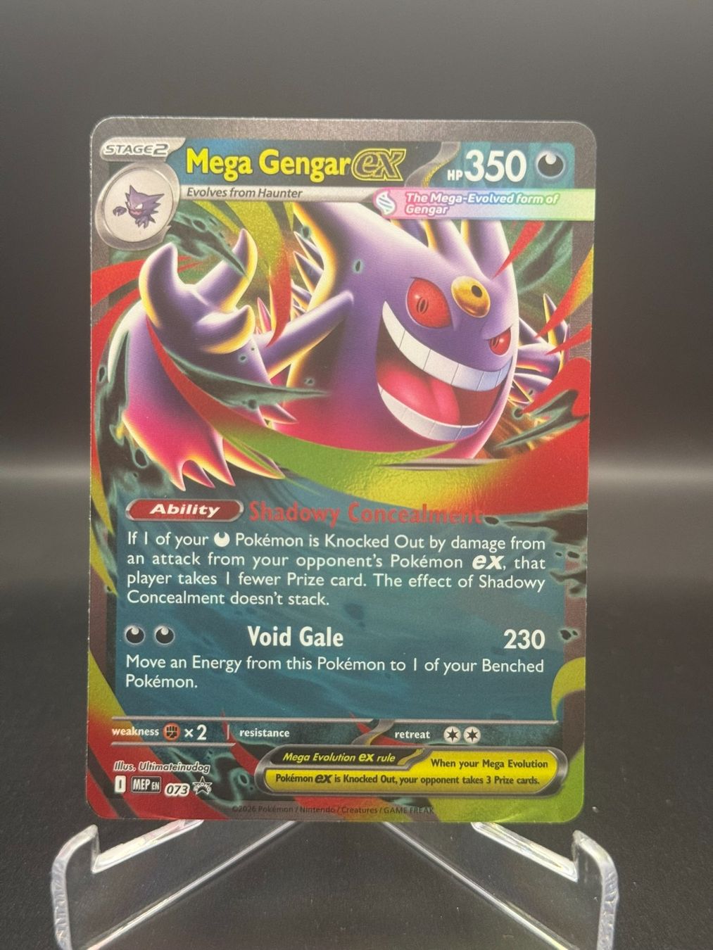 Pokémon Carte collezionabili: Mega Gengar ex (MEP 073) – Usato da Birmensdorf ZH venduto da SnorlaxMail