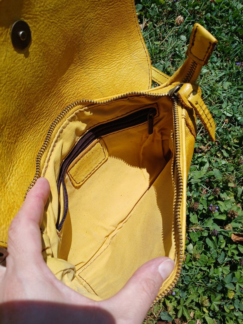 Borse da donna: kleine gelbe Handtasche – Usato da Wolfhausen venduto da Garfield1414 3
