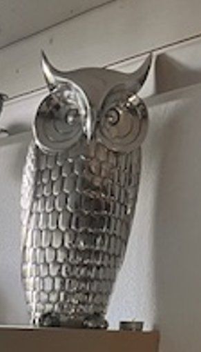 Tische: Marmortisch , Silber-Eule  & Kerzenständer als Trio – Gebraucht aus Walzenhausen von Jana013 6