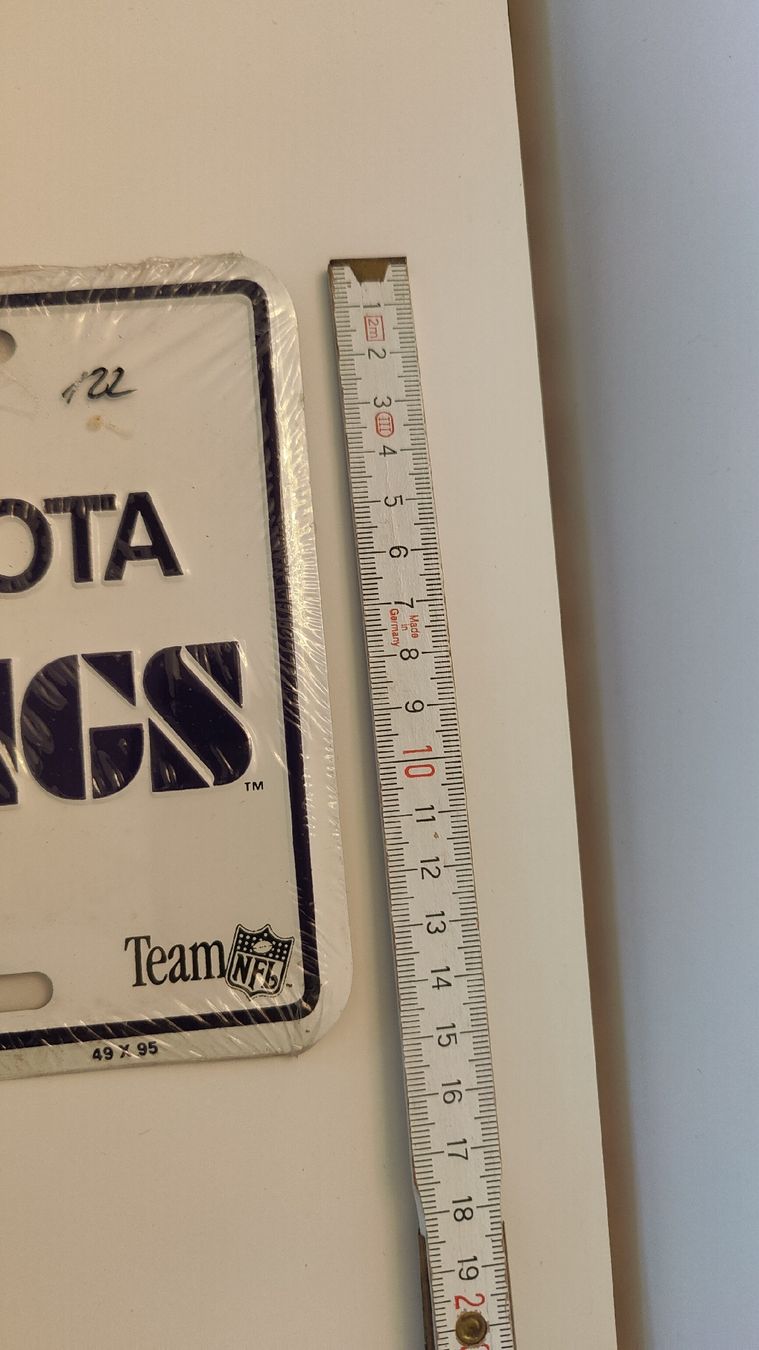 Insegne: Minnesota Vikings Bleckschild (W9) – Usato da Neuenhof venduto da SchnaeppliAllerlei 2