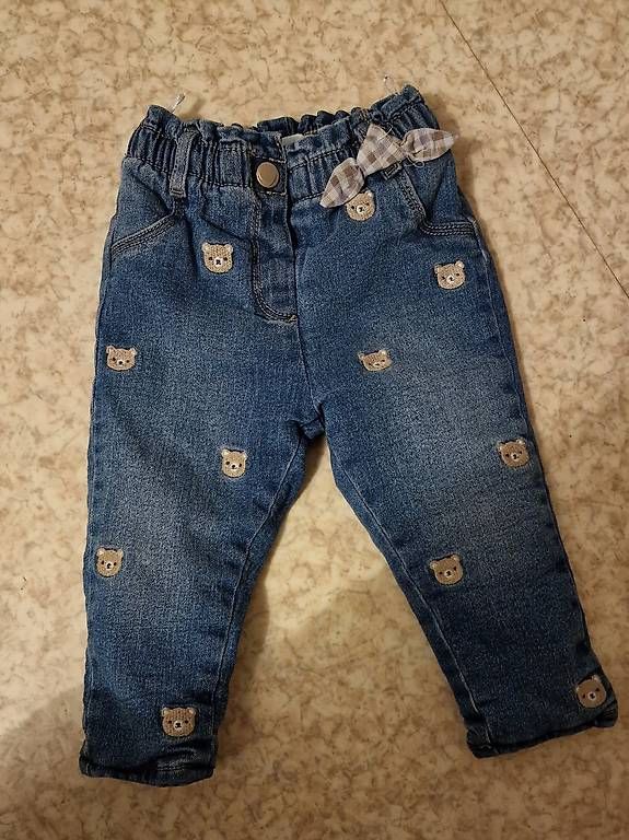 C&A Pantaloni: Jean gefüttert 80 9-12 Mo – Usato da Seftigen venduto da G00
