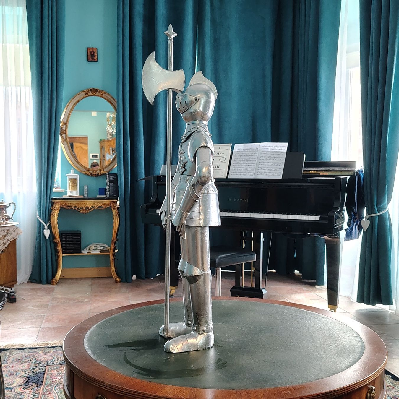 Statuette: Knight in Armour - Height 89cm – Usato da Dietikon venduto da aberdeen30 1