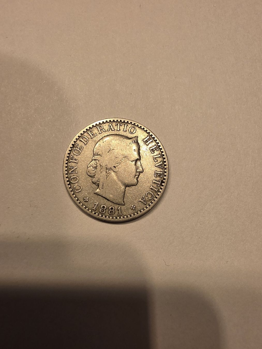 Tutti le monete: piece 20cts 1881 – Usato da Fribourg venduto da yan_z5fr