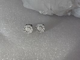 OHRRINGE STECKER SILBER 800 925