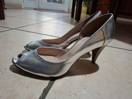 Eleganti Décolleté Argento Taglia 36 - Nuove!