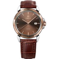 🇨🇭 Herrenuhr ®Jowissa Braun Rosé Leder 5 Bar Swissmade NEU