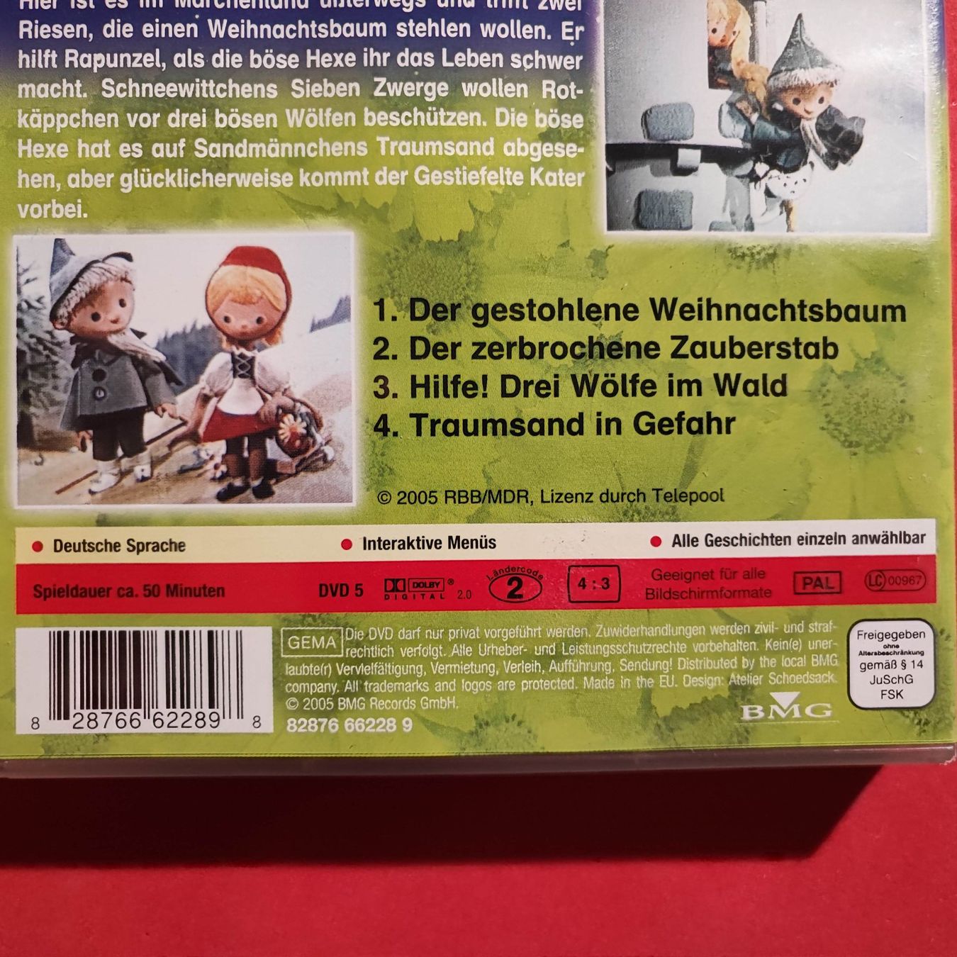 Tutti i DVDs: Unser Sandmännchen - Der zerbrochene Zauberstab – Usato da Dübendorf venduto da kb86_MOVIE 2