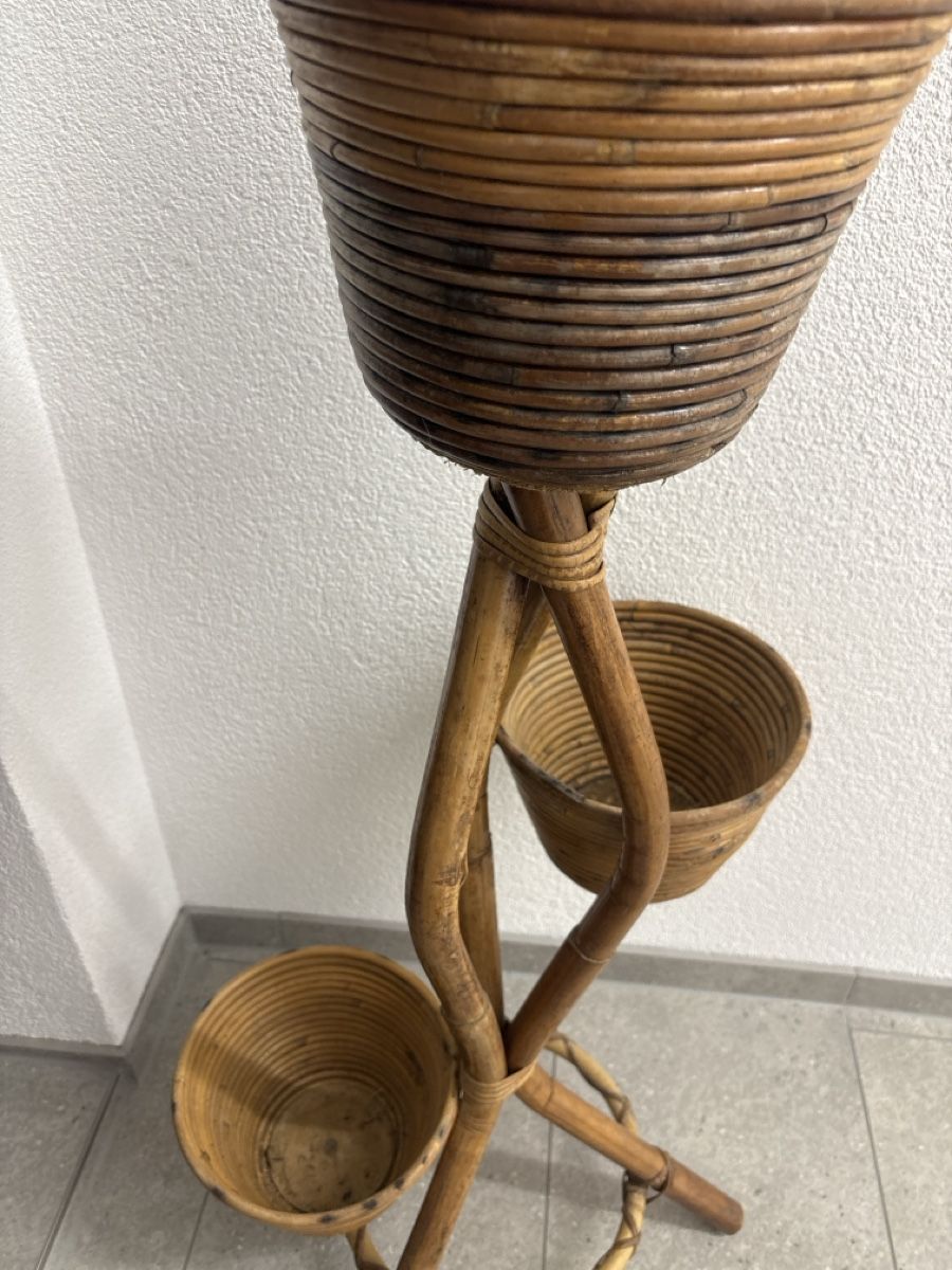Alle Dekorationen: Pflanzenständer Rattanspirale 3 Körbe – Gebraucht aus rheineck von Neshi06 5