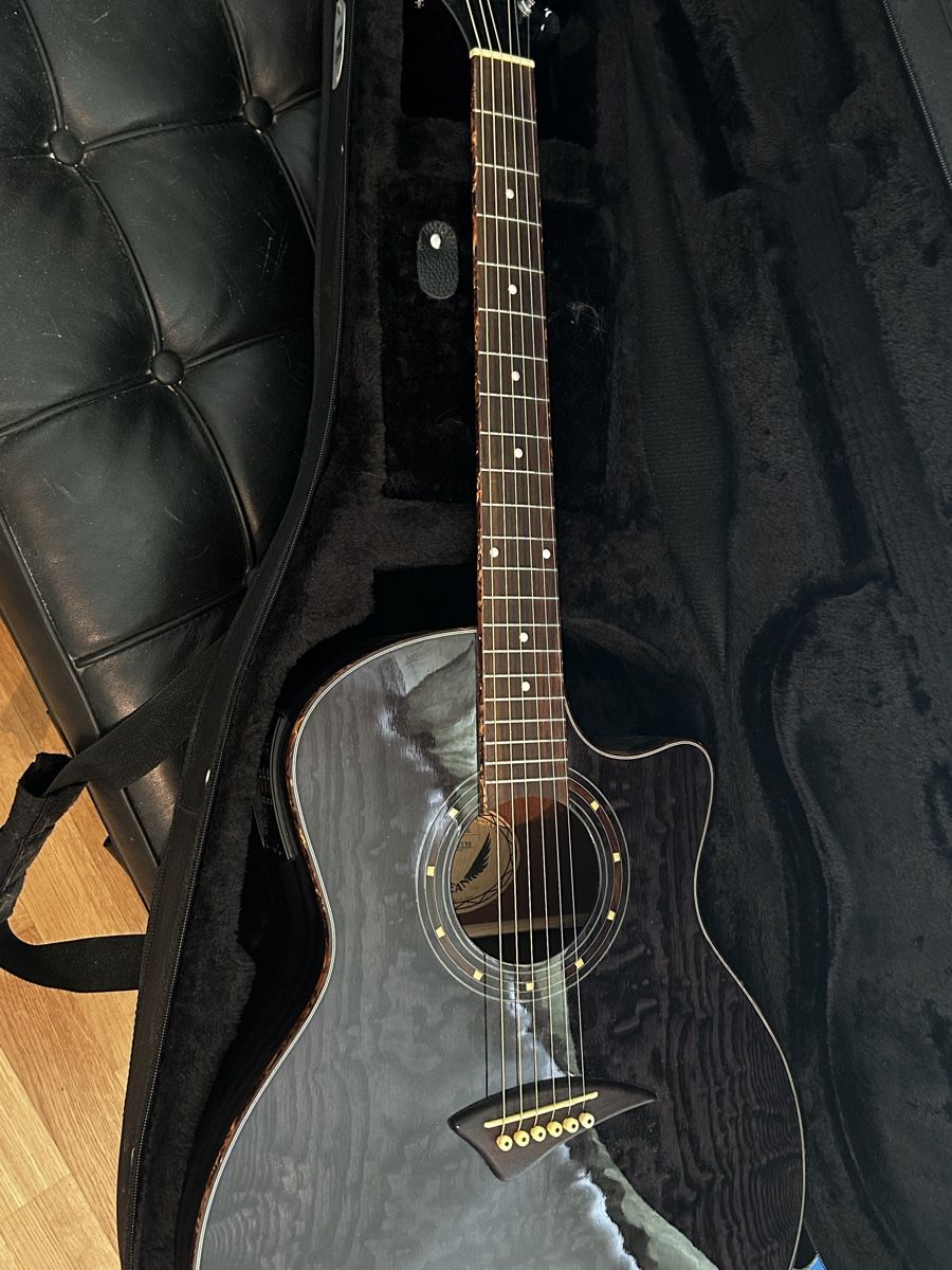Musikinstrumente: Dean electro acoustic EQA TBK mit hard case – Neu (gemäss Beschreibung) aus Ettingen von faros10 7