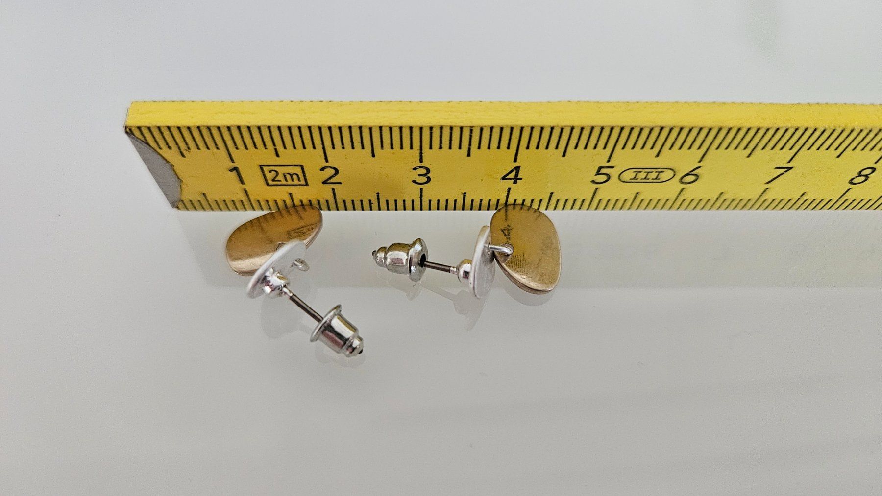 Ohrringe & -stecker: Orecchini color argento e oro rosa (bigiotteria) – Neu und originalverpackt aus Melano von H-Sara 2