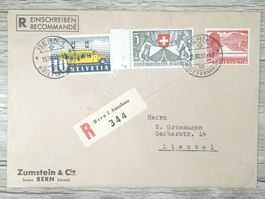 TR10 Enveloppe + Timbre Suisse 1951