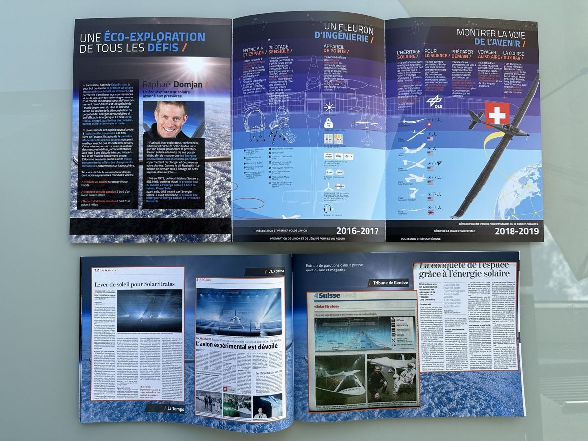 Autografi: Brochures SolarStratos avec autographes – Nuovo (secondo la descrizione) da Promasens venduto da Toblerone83 4