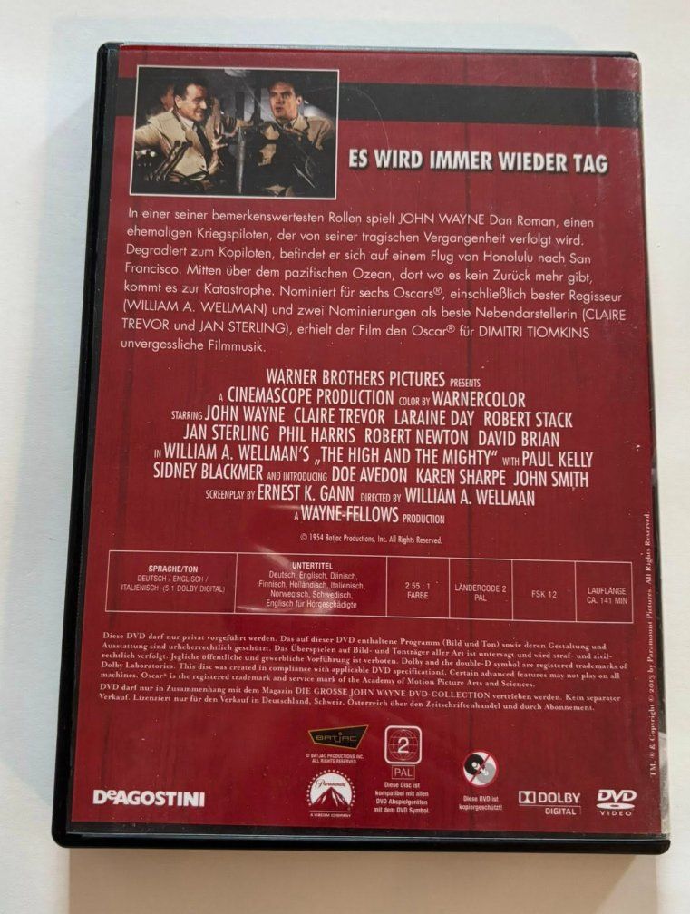Tutti i DVDs: John Wayne Es wird immer wieder Tag (1954)DVD Vol,57 – Usato da lupfig venduto da maniacs666 2