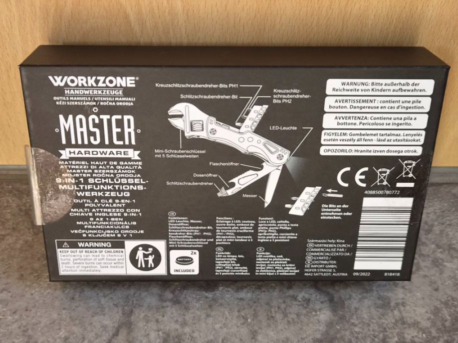 Alle Werkzeuge: Workzone 9 in 1 Multifunktions-Werkzeug – Neu und originalverpackt aus Kreuzlingen von LeslieBar 2