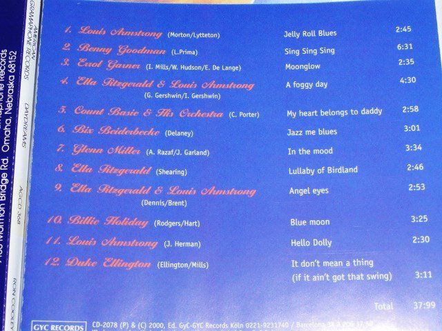 CD: 4CD's - UTIOG, EBTG, Ron Cooley, Jazz Classics – Usato da Unterbäch venduto da xazuq 5