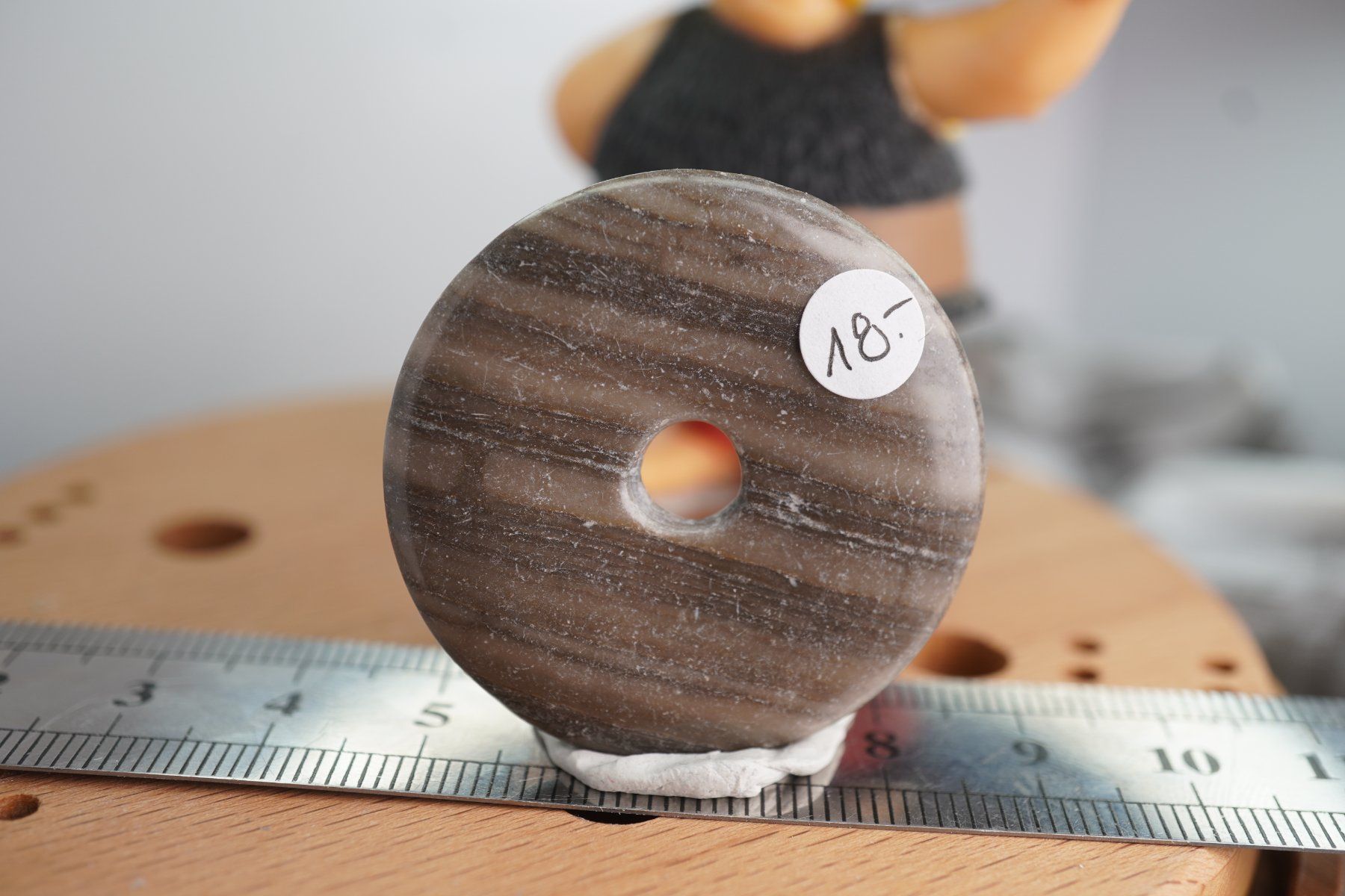 Minerali & Pietre curative: Zebra Jaspis   Pi Scheibe ca40mm   Ab 1.-(1) – Nuovo e nell'imballaggio originale da Eschenbach SG venduto da topstone 1