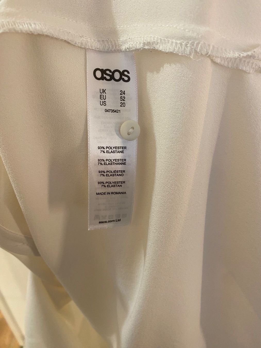 Asos Camicette: Asos Bluse langarm cremeweiss Gr. 52 – Usato da Pratteln venduto da a23_j2gs 6