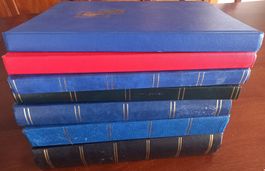 Lots 7 albums vide pour collection de timbres