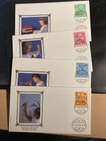 CH 1988 Satz Pro Juventute Ortsstempel illustrierte FDC