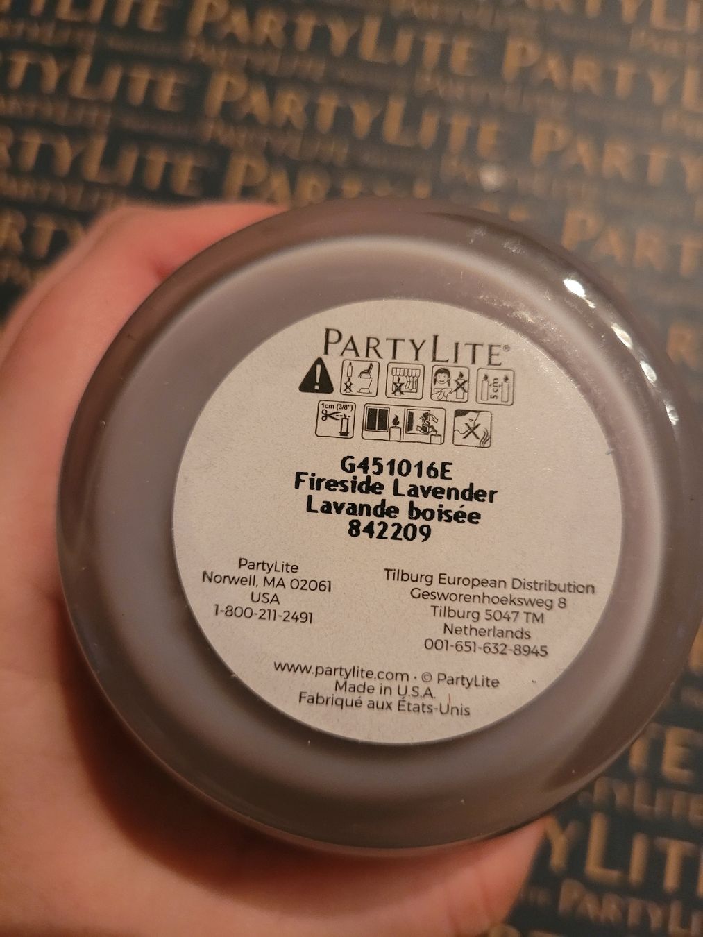 Partylite Kerzen: Partylite Kerze Lavender Duftkerze Neu – Neu und originalverpackt aus Weingarten-Kalth von Angela0124 1