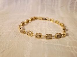Elegantes Armband mit  14K vergoldet