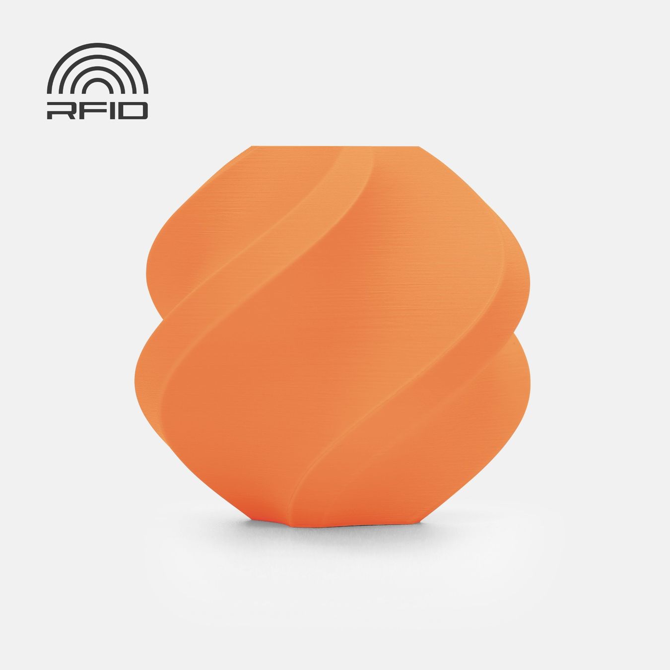 Filamento: Bambu Lab PLA Matte Mandarin Orange (11300) / refill – Nuovo e nell'imballaggio originale da Aven venduto da psdigital