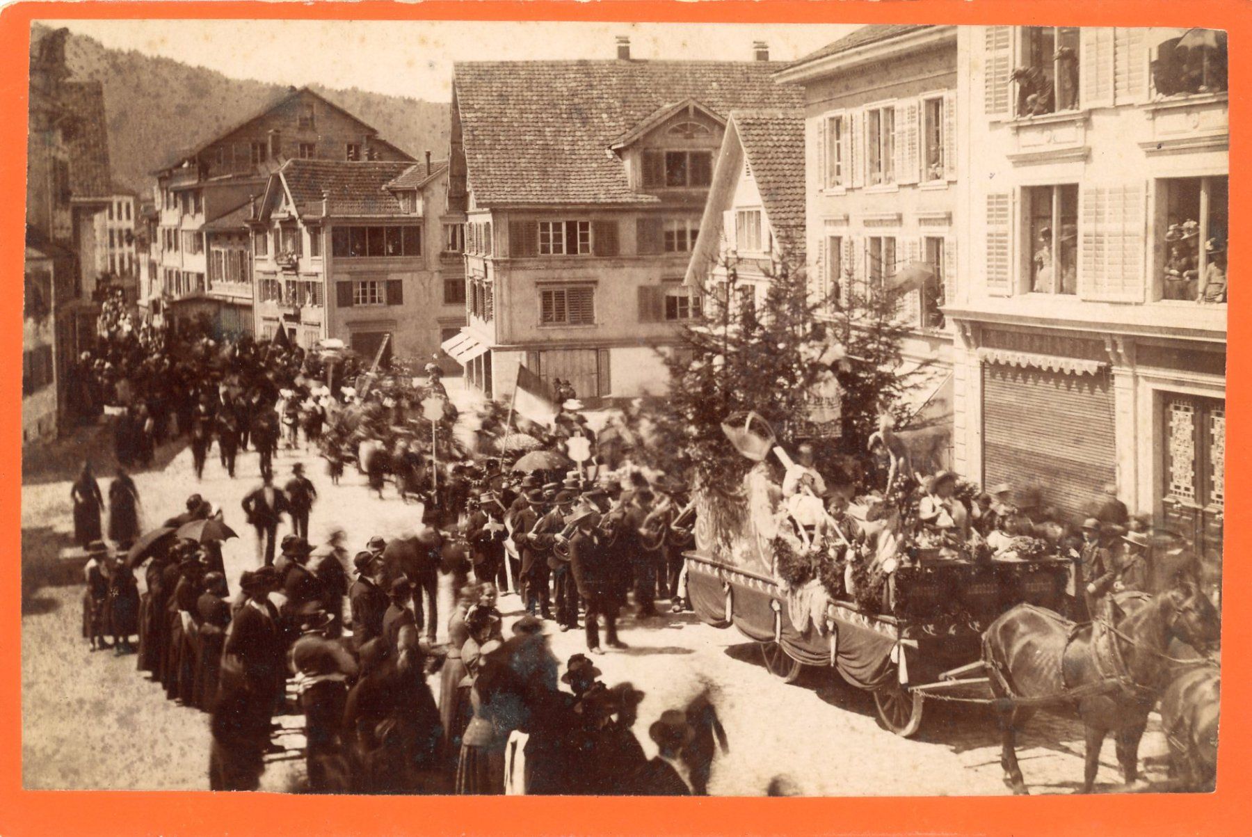 Cartoline postali: Einsiedeln - Jugendfest 1890 – Usato da Einsiedeln venduto da otm_7s5v