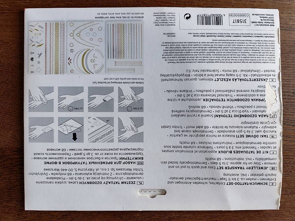 Aufkleber: Tatuaggi sticker – Gebraucht aus Pregassona von pce_xm2t 1