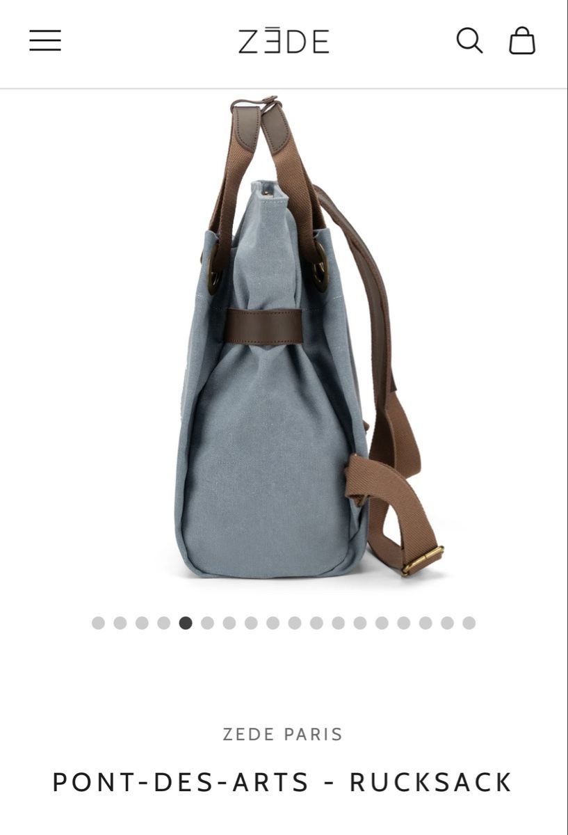 Zaini: Rucksack von Zede Paris – Nuovo (secondo la descrizione) da Oberwil BL venduto da another-day-of-sun 4
