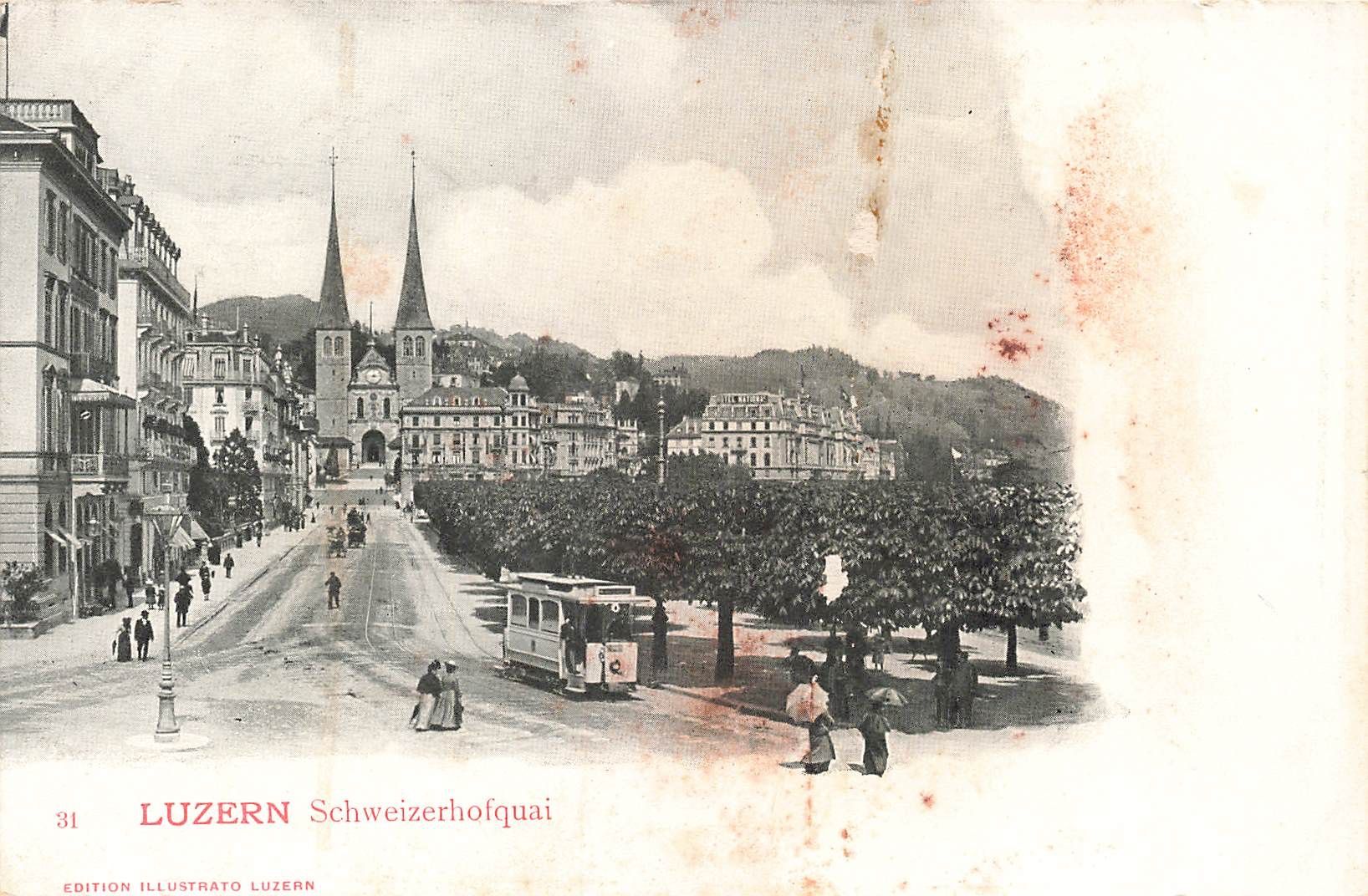 Cartoline postali: Luzern Tram Straßenbahnen – Usato da Biasca venduto da Blenio71