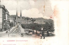 Luzern Tram Straßenbahnen