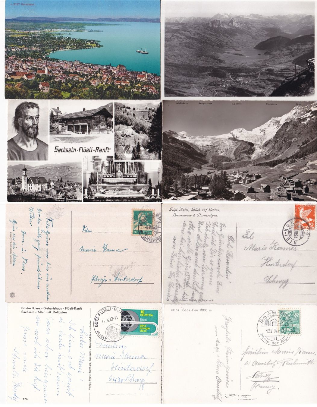 Cartoline postali: 25 Alte CH Ansichtskarten, Postkarten – Usato da Münchwilen AG venduto da Nesar 2