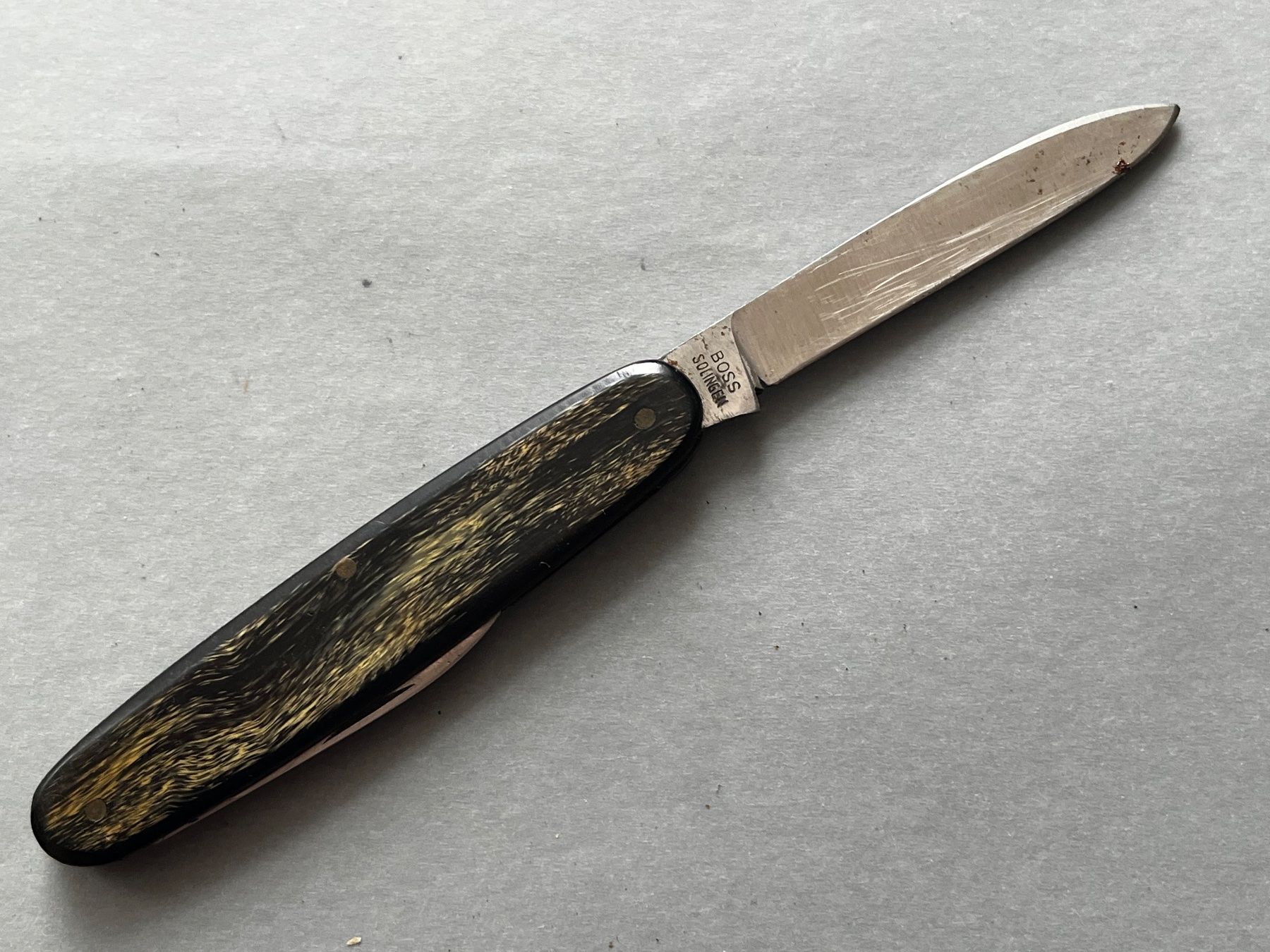 Coltelli tascabile: Sackmesser BOSS/Solingen 83 mm - selten – Usato da Zürich venduto da FV.vintage 6