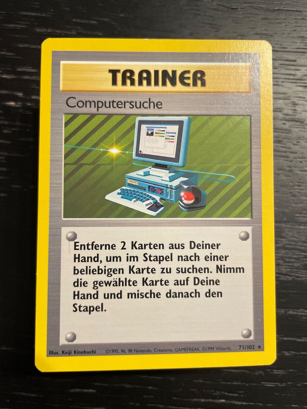 Pokémon Carte collezionabili: Computersuche Base basis trainer 71/102 rar pokemon vintage – Usato da Hugelshofen venduto da Suimosa