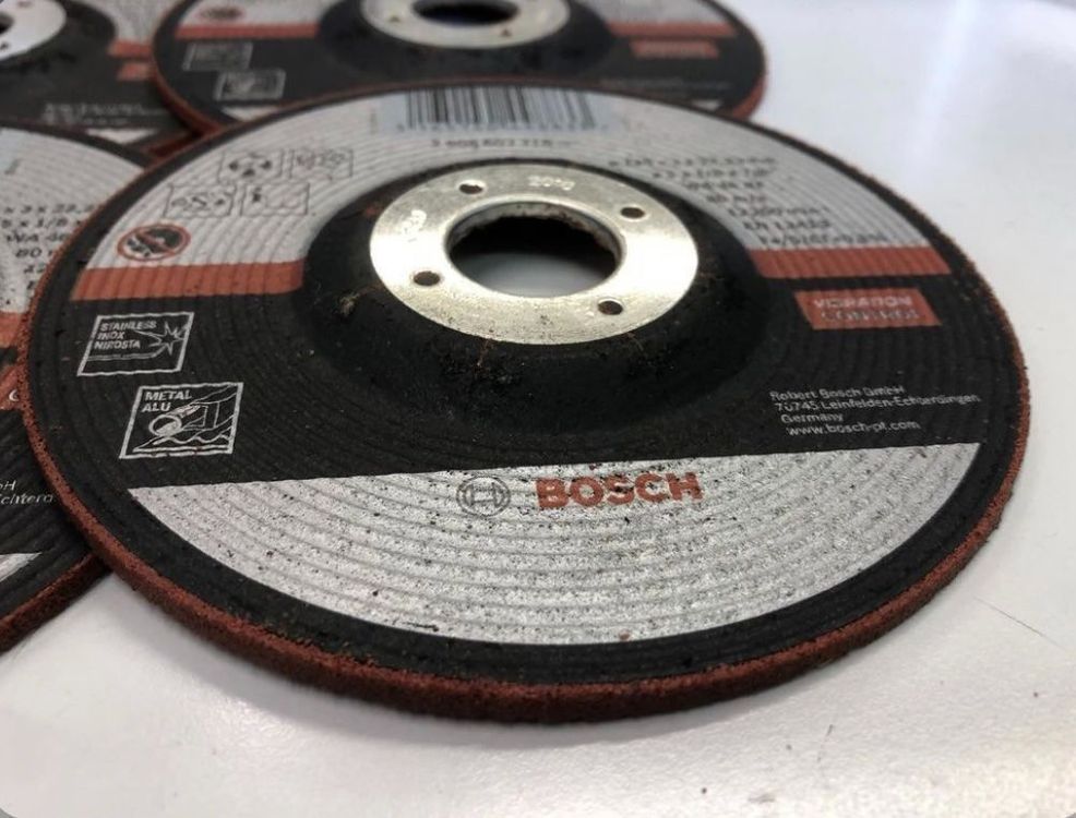Kreator Schruppscheiben 3 Stück – Für Metall, Weiß, 03070320, 125 Mm Durchmesser