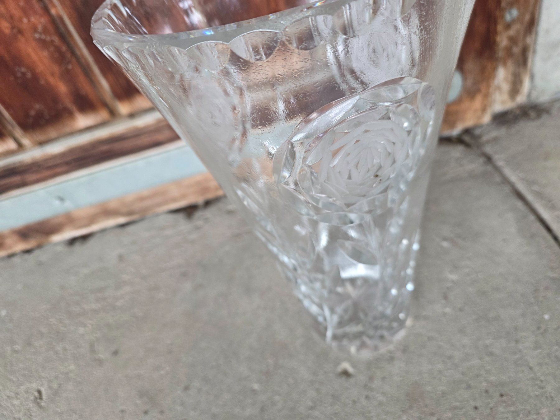 Vasi & Recipienti: Kristall Glas Vase Rose 31 cm – Usato da Walterswil BE venduto da Lonitti 6