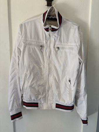 Weisse Übergangsjacke, Gucci Style! Grösse M